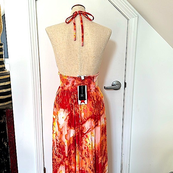 NWT! Misa Hylton for INC Tie Dye Maxi Dress! - Picture 5 of 6